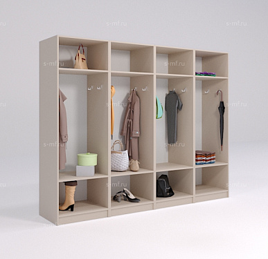 Шкафчик Артек светло-коричневый 600x500x1900