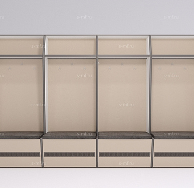 Шкафчик Буре светло-коричневый 1000x520x2000