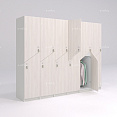 Шкафчик Ориноко светлое дерево (стандарт) 400x520x1900 фасад ЛДСП