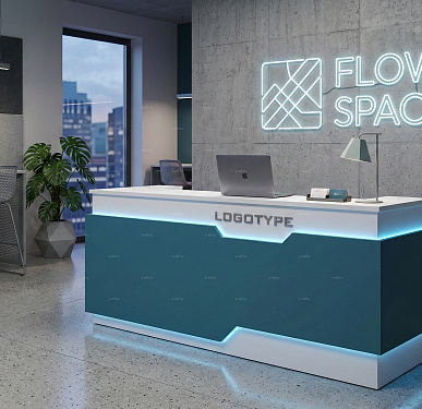 Стойка ресепшен (Хай-тек  Лофт Скандинавский)