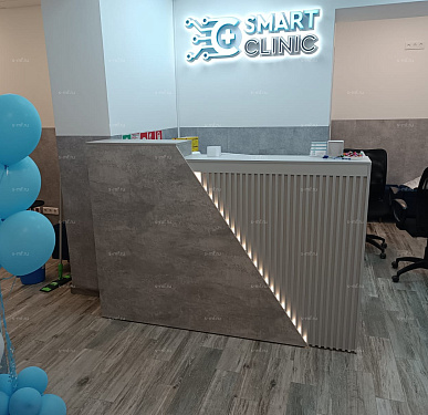 Стойка ресепшен (Хай-тек  Лофт Минимализм)