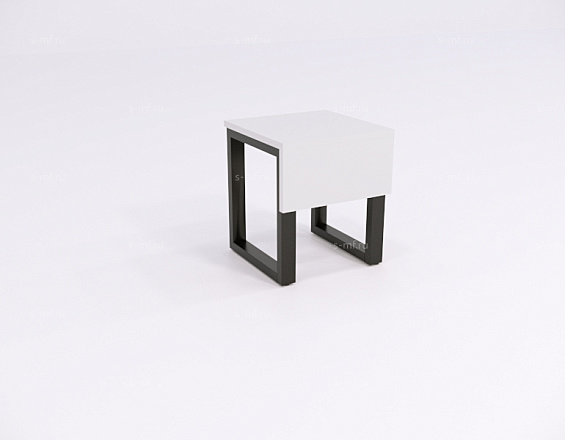 Приставная скамья Вэлд 1 чёрная, 300