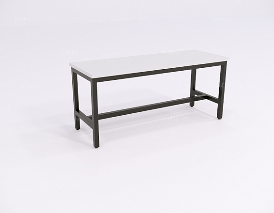 Скамейка гардеробная Вэлд чёрная, 800 (эконом)