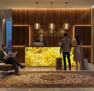 Стойка ресепшен (Экостиль  Лофт )