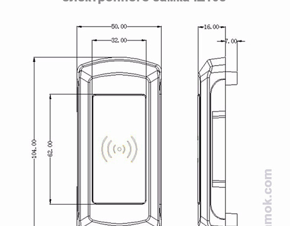 Электронный замок IZ108ES (EM-Marin)