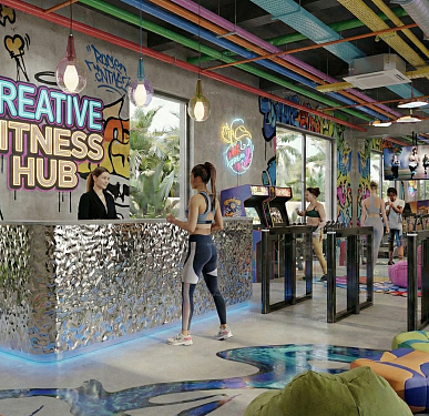 Стойка ресепшен (Хай-тек  Экостиль Минимализм)