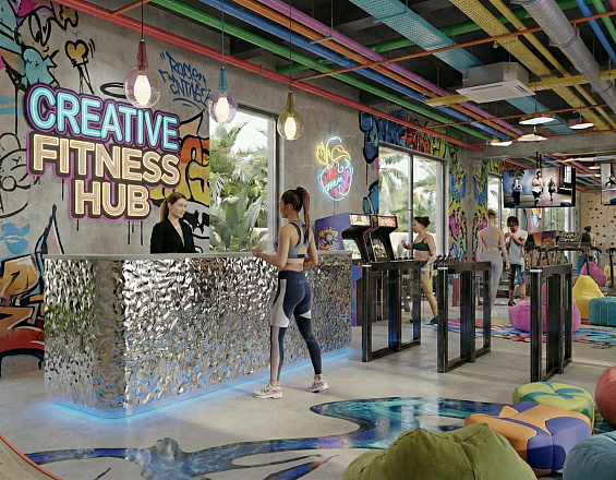 Стойка ресепшен (Хай-тек  Экостиль Минимализм)