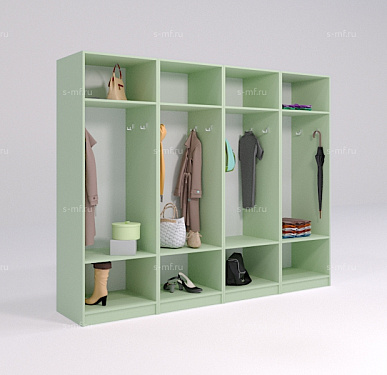 Шкафчик Артек зелёный 600x500x1900