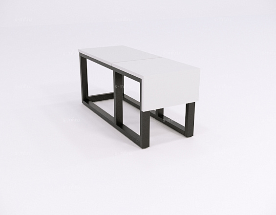 Подставка под шкаф со скамьёй Вэлд 1 чёрная, 300