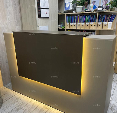 Стойка ресепшен (Скандинавский  Минимализм Экостиль)