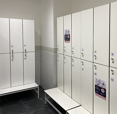 Шкафчик Детта белый (стандарт) 300x520x1900 фасад ЛДСП