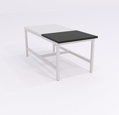 Подставка под шкаф со скамьёй Вэлд серая, 400 (эконом)