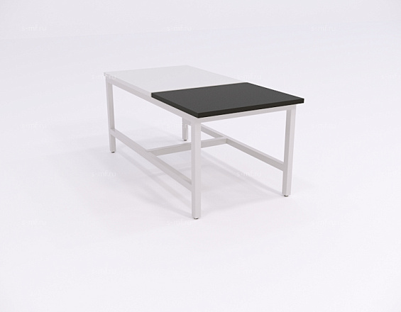 Подставка под шкаф со скамьёй Вэлд серая, 400 (эконом)