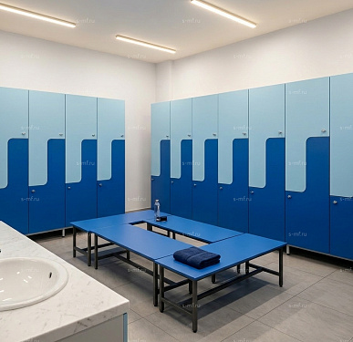 Шкафчик Глэд коричневый (МДФ с HPL) 400x520x1900 фасад МДФ с HPL