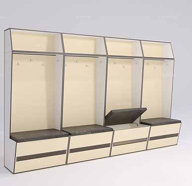 Шкафчик Буре бежевый 800x520x2000