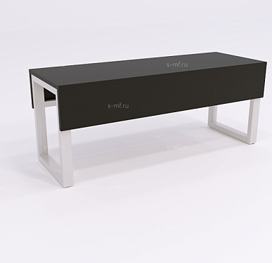 Скамейка гардеробная Вэлд 1 серая, 1000