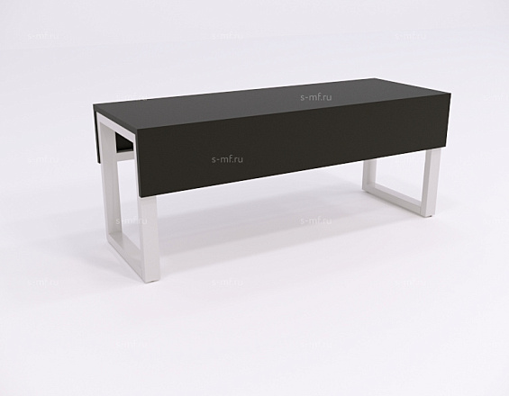 Скамейка гардеробная Вэлд 1 серая, 1000