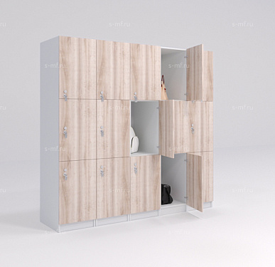 Шкафчик Спело дуб светлый (стандарт) 300x520x1900 фасад ЛДСП