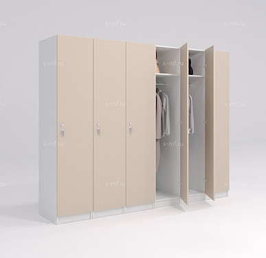 Шкафчик Джино светло-коричневый (стандарт) 400x520x1900 фасад ЛДСП