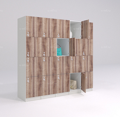 Шкафчик Хэппи дуб тёмный (стандарт) 300x520x1900 фасад ЛДСП