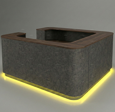 Стойка ресепшен (Скандинавский  Экостиль Минимализм)