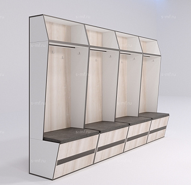 Шкафчик Буре дуб светлый 1000x520x2000