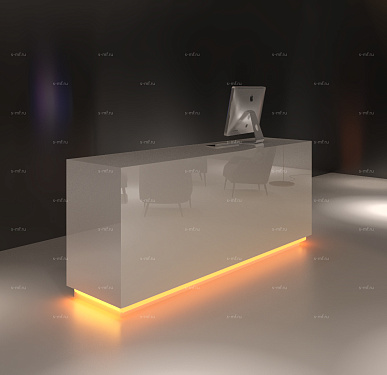 Стойка ресепшен (Скандинавский  Хай-тек Минимализм)