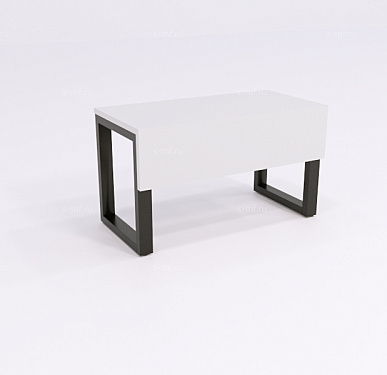 Приставная скамья Вэлд 1 чёрная, 600