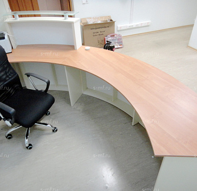 Стойка ресепшен (Скандинавский  Хай-тек Экостиль)