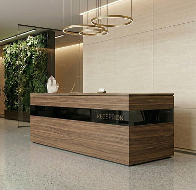 Стойка ресепшен (Хай-тек  Лофт Экостиль)