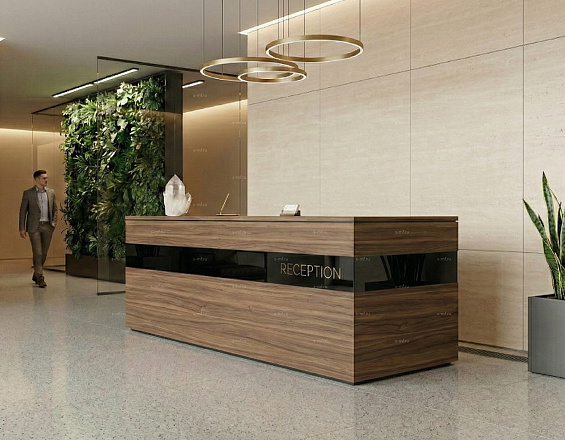 Стойка ресепшен (Хай-тек  Лофт Экостиль)