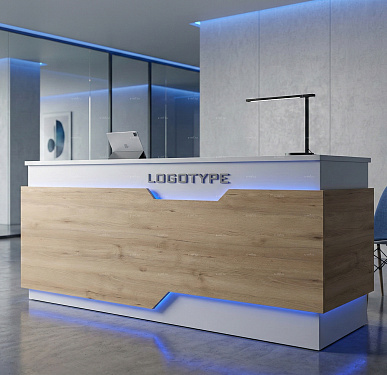 Стойка ресепшен (Хай-тек  Лофт Скандинавский)