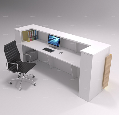 Стойка ресепшен (Хай-тек  Лофт Скандинавский)