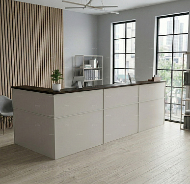 Стойка ресепшен (Скандинавский  Минимализм Хай-тек)