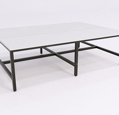 Подставка под шкаф со скамьёй Вэлд чёрная, 1200 на 3 шкафа (стандарт)