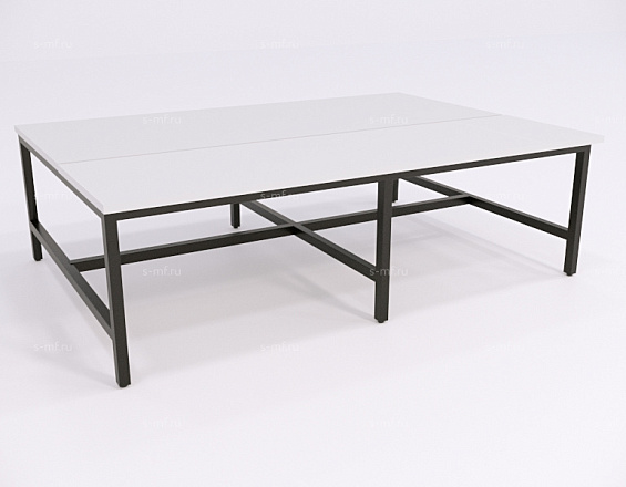 Подставка под шкаф со скамьёй Вэлд чёрная, 1200 на 3 шкафа (стандарт)