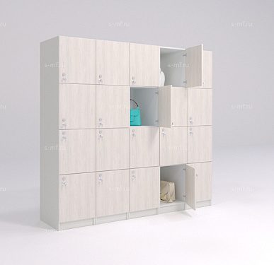 Шкафчик Хэппи светлое дерево (стандарт) 300x520x1900 фасад ЛДСП