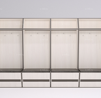 Шкафчик Буре светлое дерево 800x520x2000