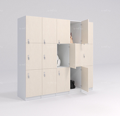 Шкафчик Спело дуб светлый (стандарт) 400x520x1900 фасад ЛДСП