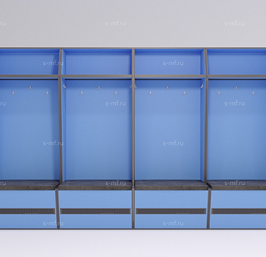 Шкафчик Буре голубой 1000x520x2000