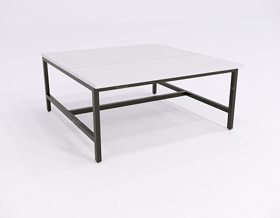 Подставка под шкаф со скамьёй Вэлд чёрная, 800 (эконом)