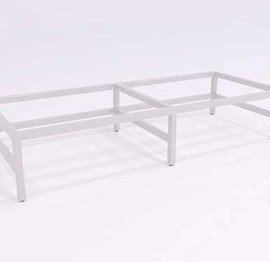 Подставка под шкаф Вэлд серая, 1200 на 3 шкафа (Н200), (эконом)