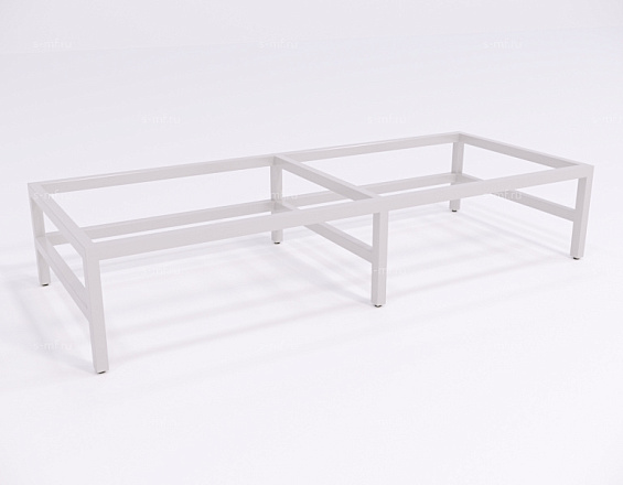 Подставка под шкаф Вэлд серая, 1200 на 3 шкафа (Н200), (эконом)