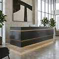 Стойка ресепшен (Хай-тек  Минимализм Скандинавский)