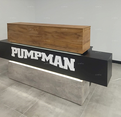 Стойка ресепшен (Хай-тек  Экостиль Лофт)