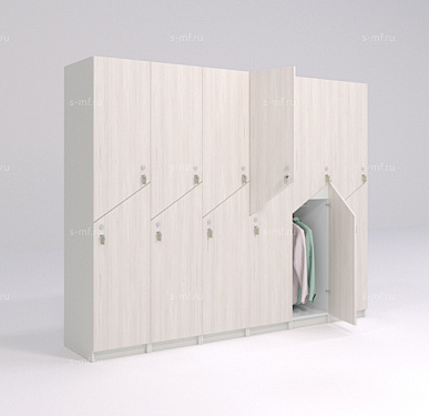 Шкафчик Ориноко светлое дерево (стандарт) 300x520x1900 фасад ЛДСП