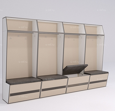 Шкафчик Буре светло-коричневый 800x520x2000