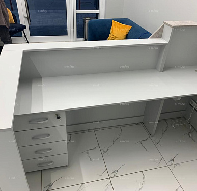 Стойка ресепшен (Хай-тек  Лофт Минимализм)