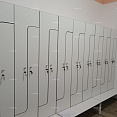 Шкафчик Финн зелёный (МДФ с HPL) 400x520x1900 фасад МДФ с HPL