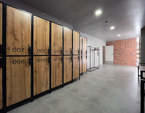 Шкафчик Лофт-2 дуб светлый 400x520x1900 фасад ЛДСП